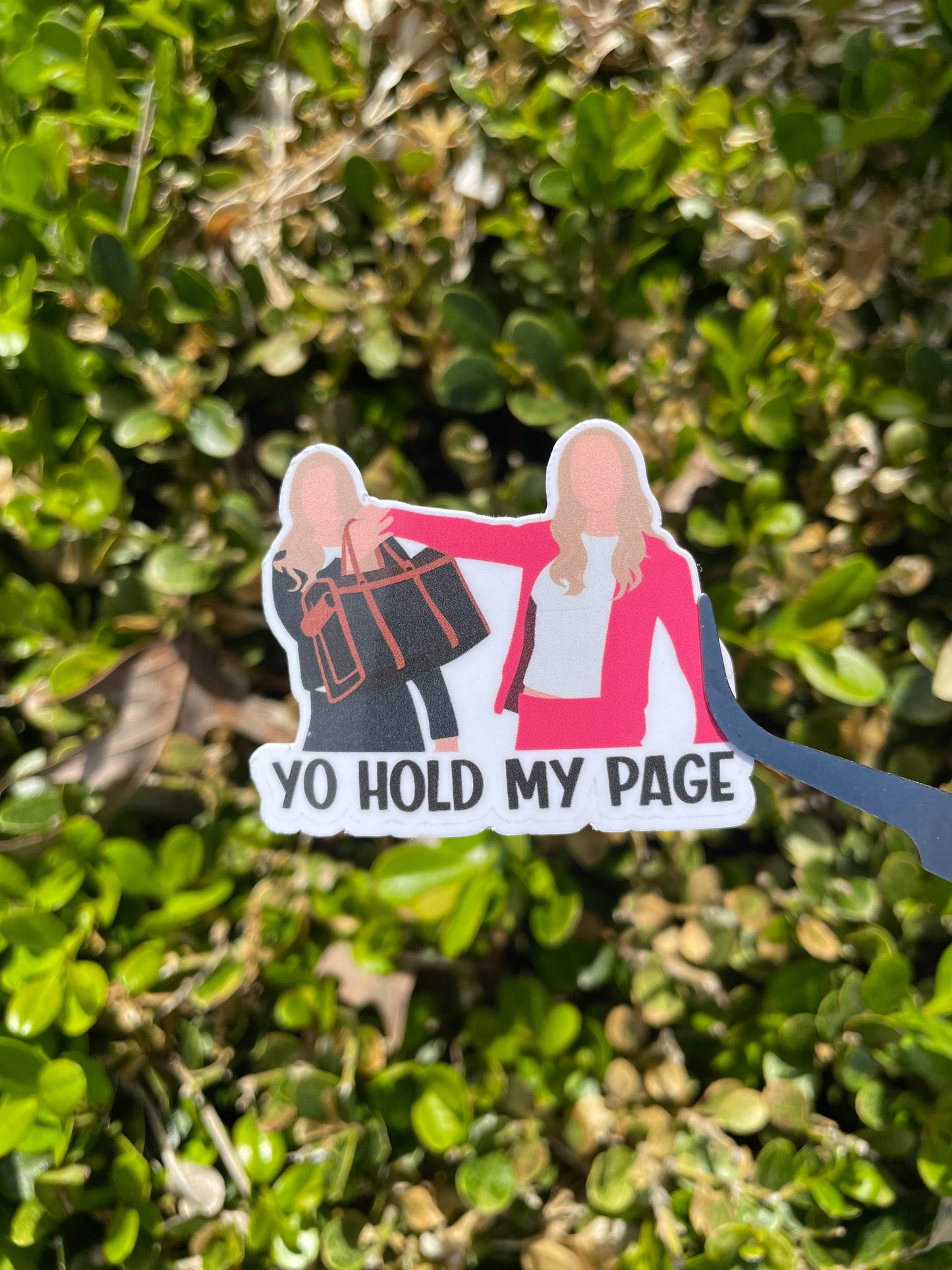 yo hold my page
