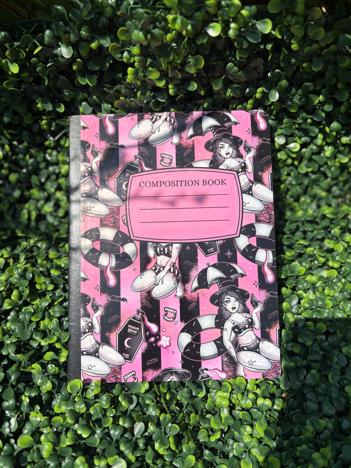 Pink Spooky Babe Composition Notebook