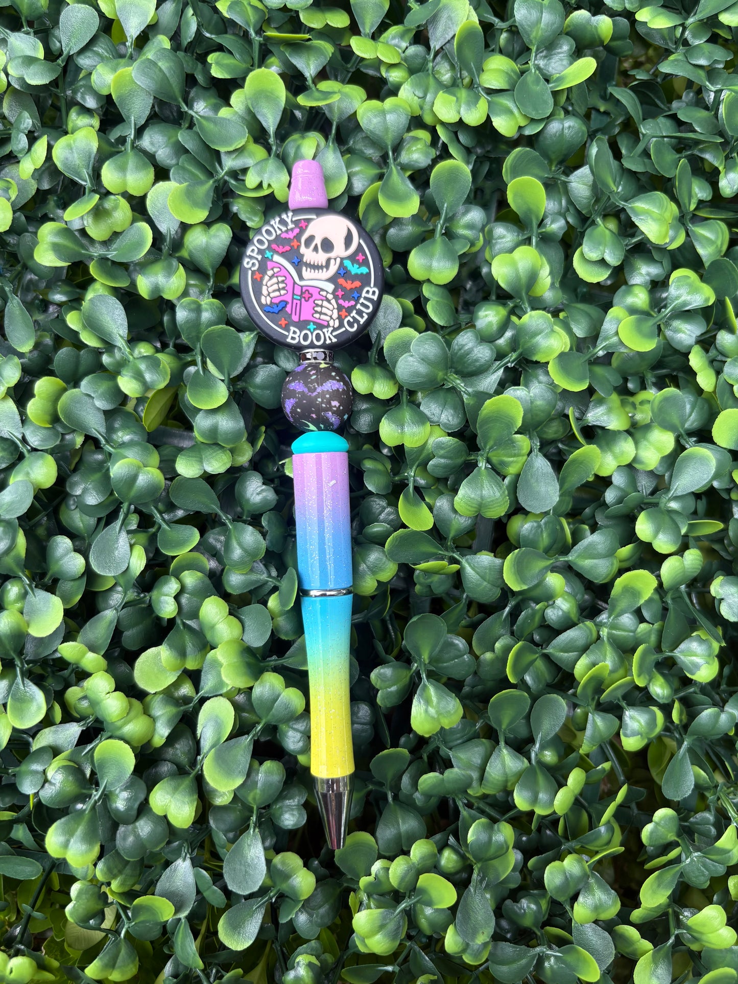 Spooky Book Club Beaded Pen