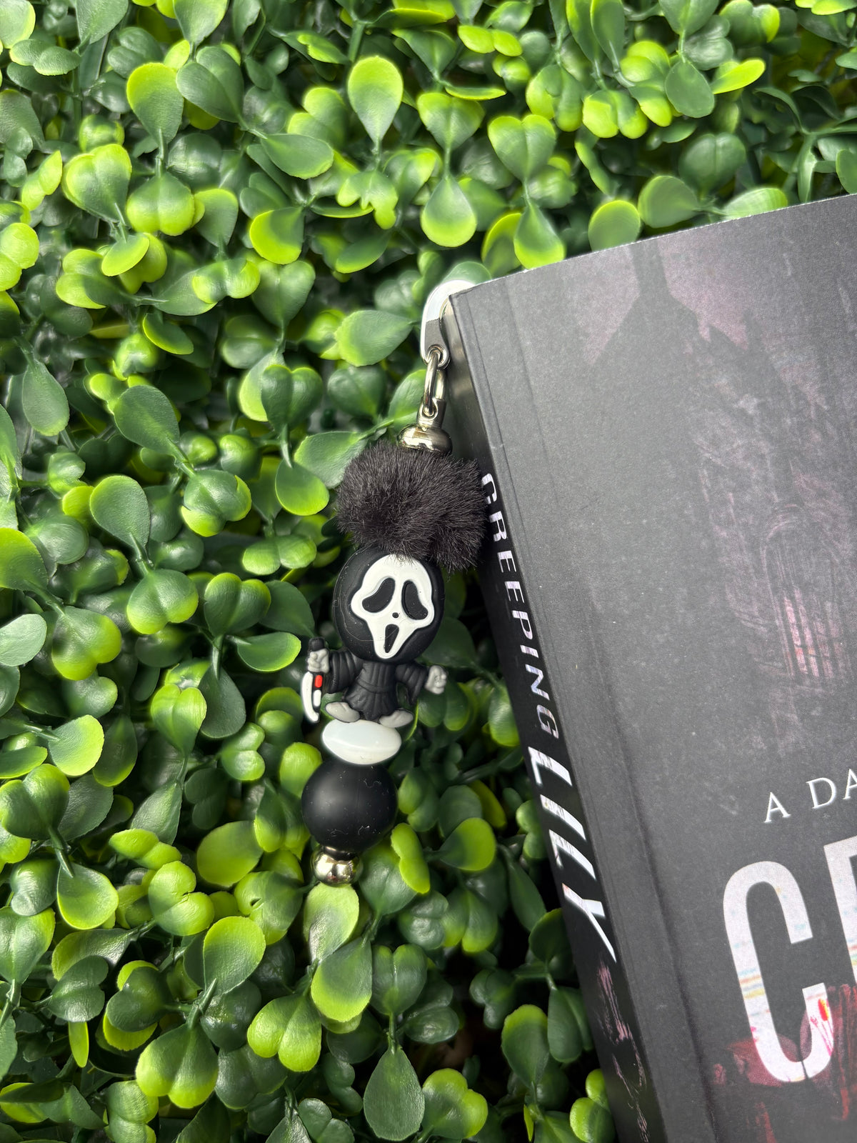 Scream Beaded Bookmark