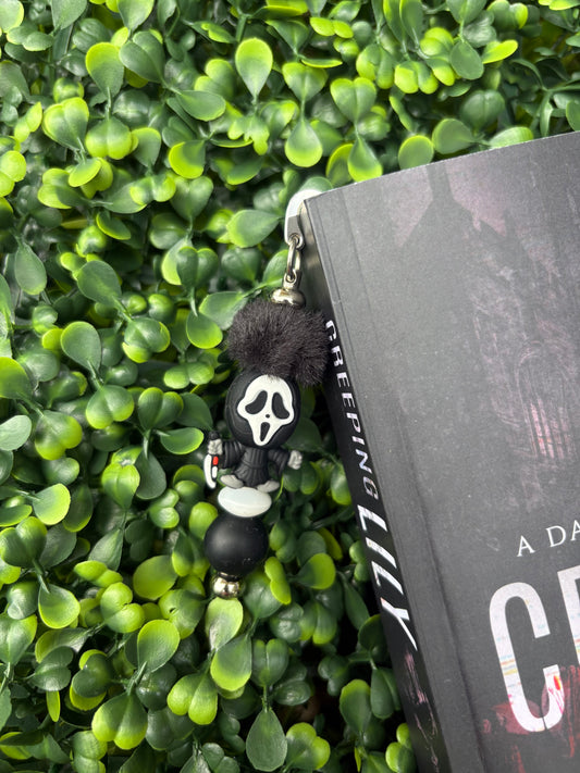Scream Beaded Bookmark