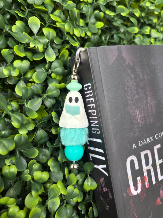 Reading Ghost Beaded Bookmark