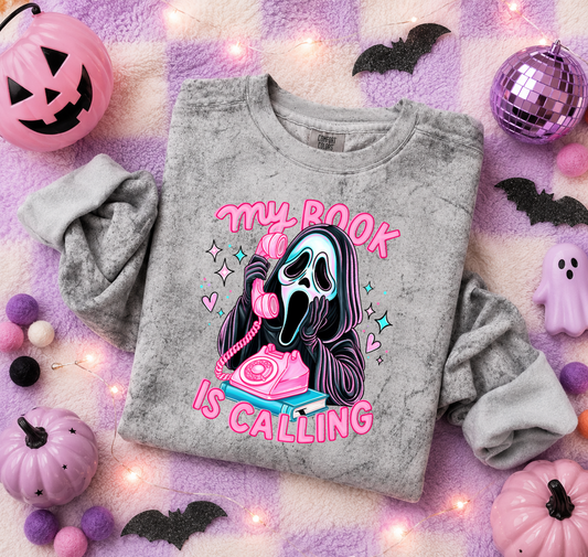 My Book is Calling Sweatshirt